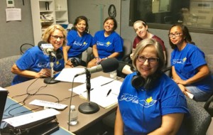 AHGH Team members joined Saundra and Virginia to watch the live show in the studio.