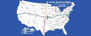 National LIFE Runners A-Cross America Relay