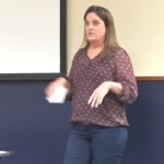 Lisa sharing her story.